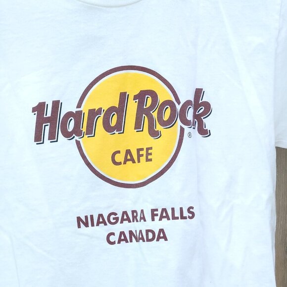 OFFICIAL HARD ROCK CAFE Niagara Falls LOGO Tshirt Size Small - Picture 2 of 6